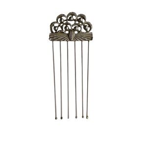 Vintage Silver Hair Comb